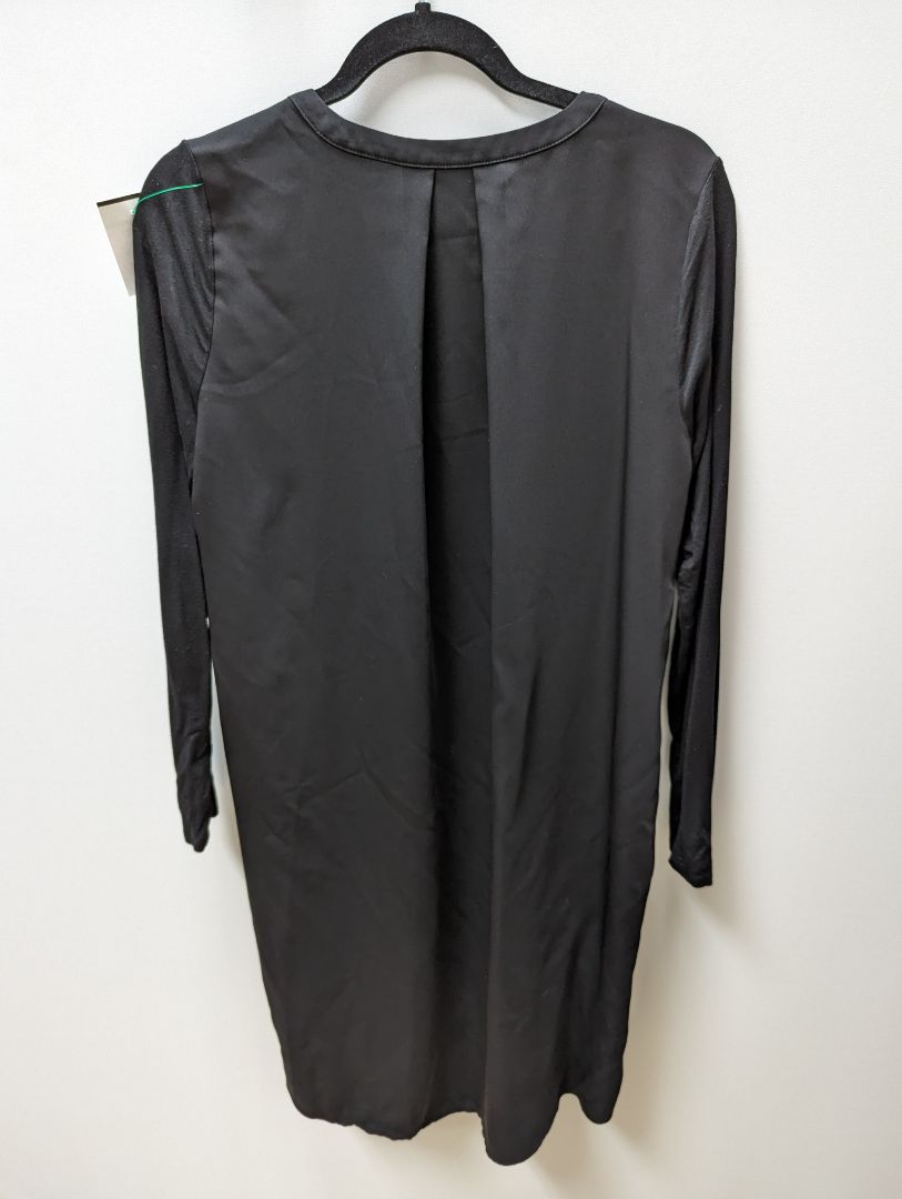 Adrienne Vittadini Black Long Sleeve Sheath Dress