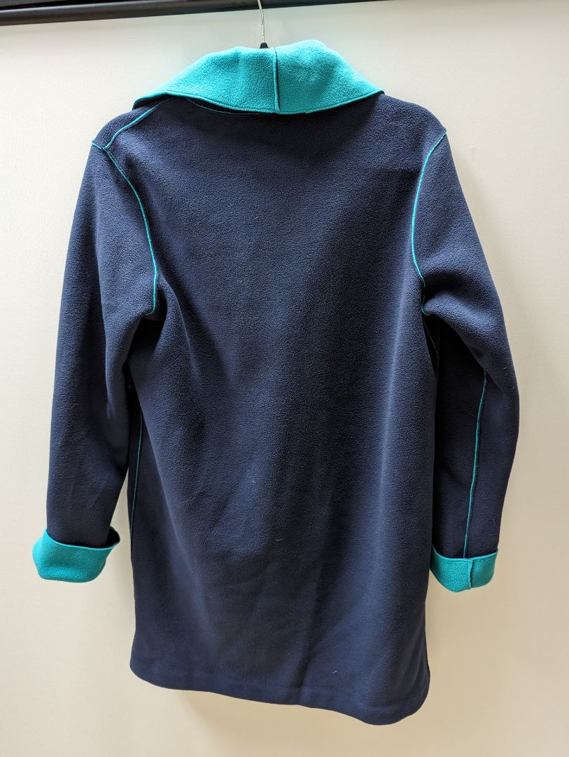 Susan Graver Long Blue Coat