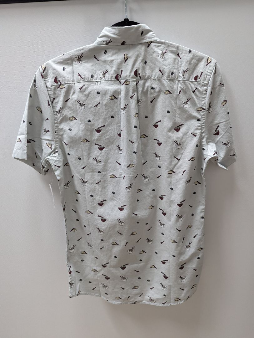 Goodthreads Blue Ramen and Dumpling Button Up Shirt