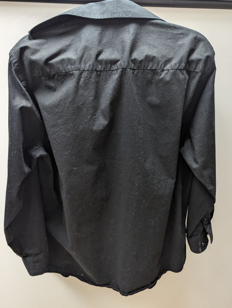 Jerry Garcia Black Button Up Dress Shirt