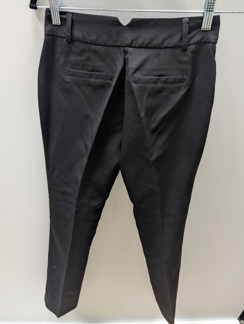 Flirtatious Black Straight Pants