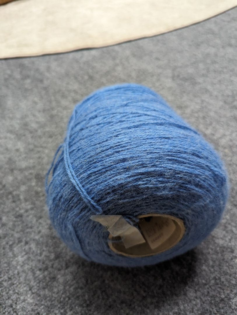 Heirloom Cone Yarn Blue Heather