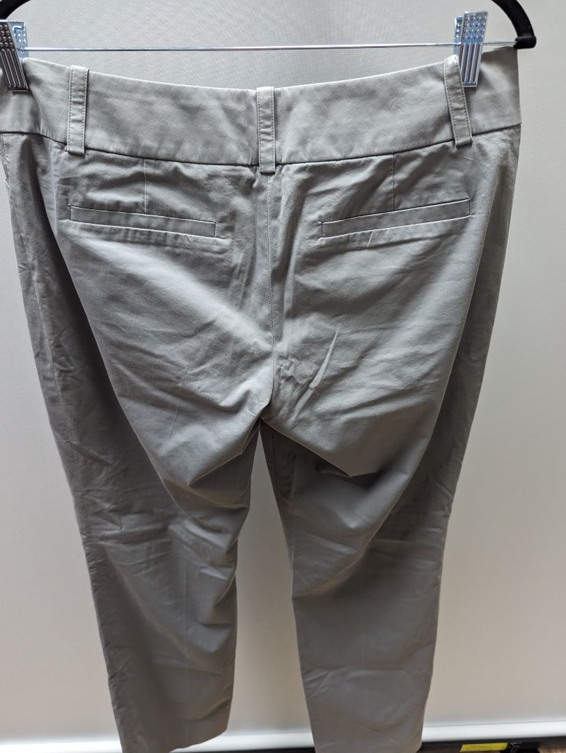 Ann Taylor Grey Straight Leg Pants