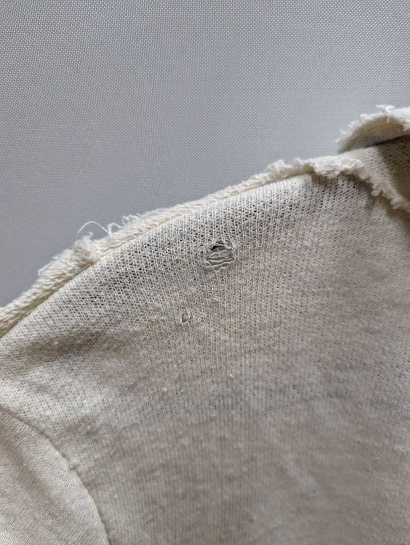 Vanilla Bay Cream Raw Hem Cardigan