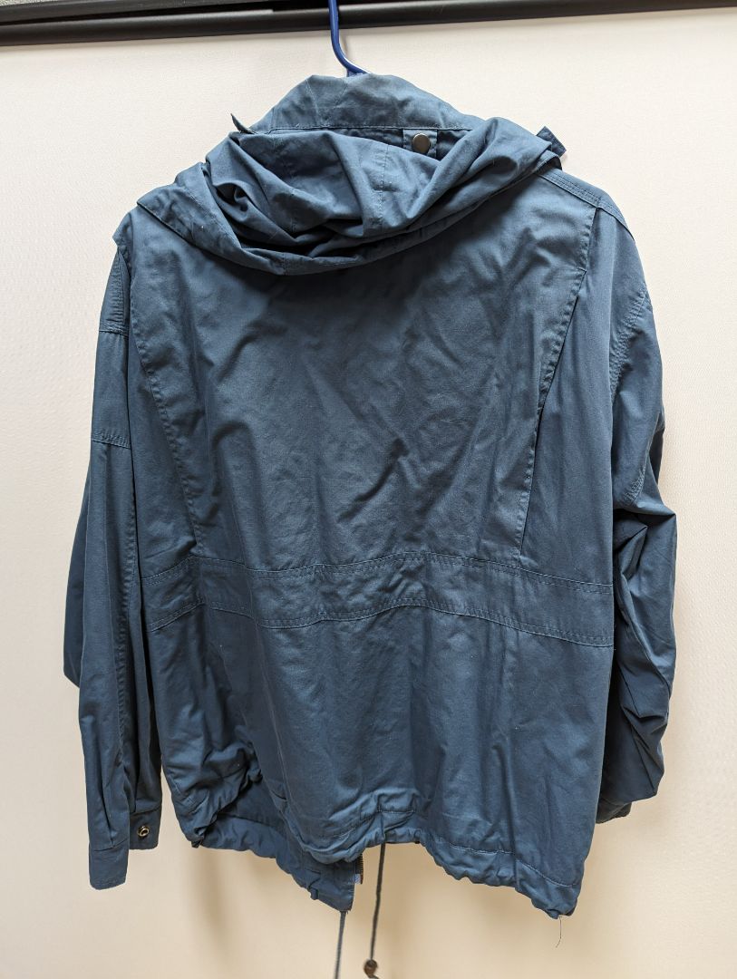 Points West Blue Zip Up Hooded Jacket