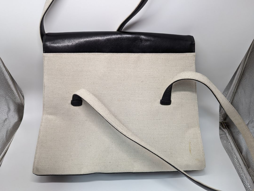 Neiman Marcus Vintage Black/Tan Handbag