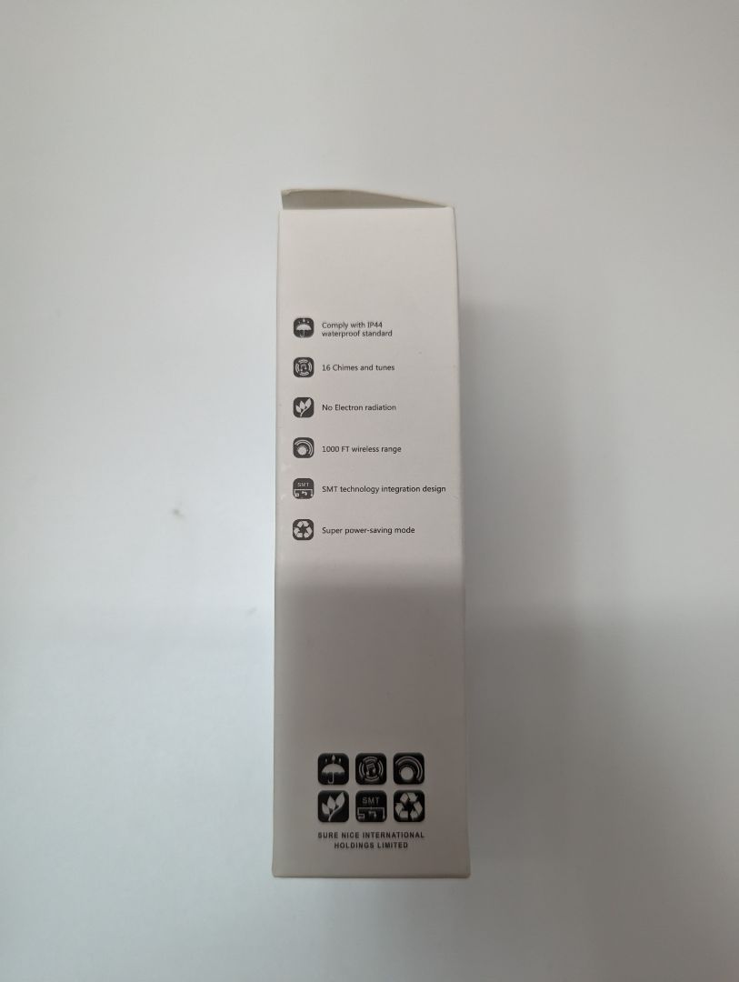 Surnice White Wireless Doorbell