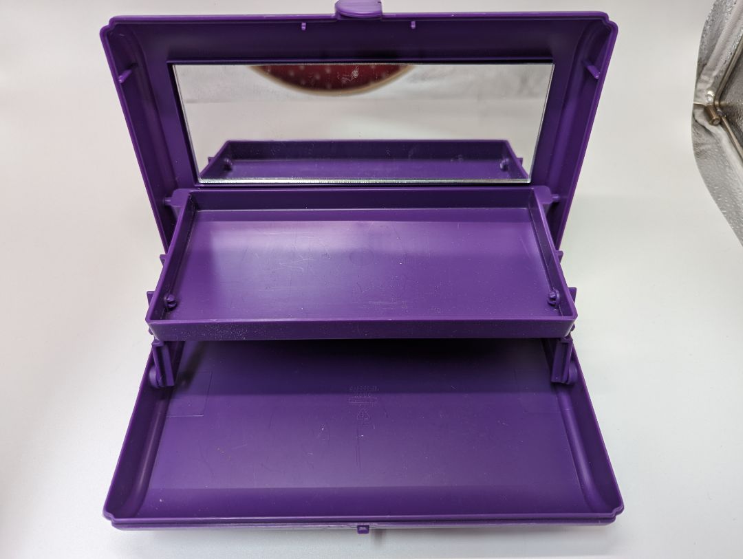 Caboodle Purple Cosmetic Hardshell Case