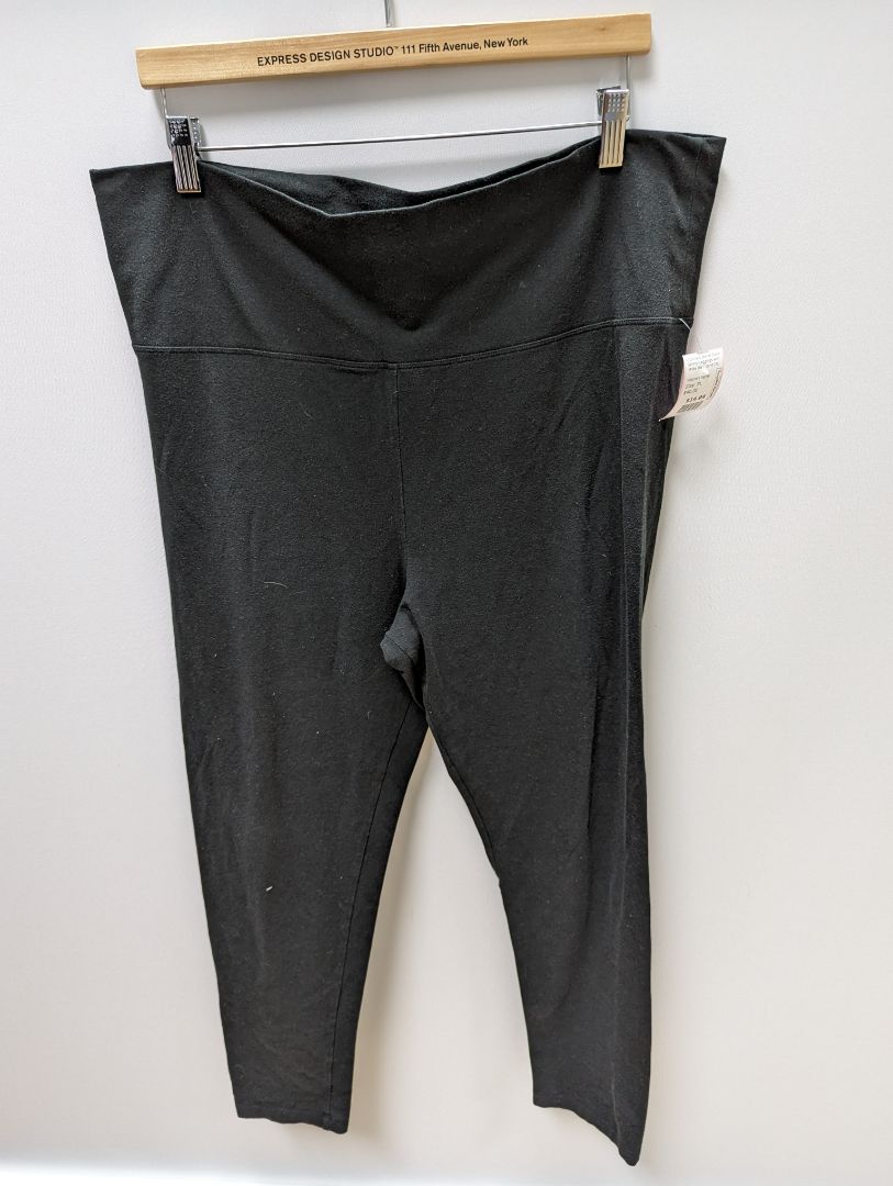 Victoria's Secret Black Skinny Leggings with Wide Waistband (XL)