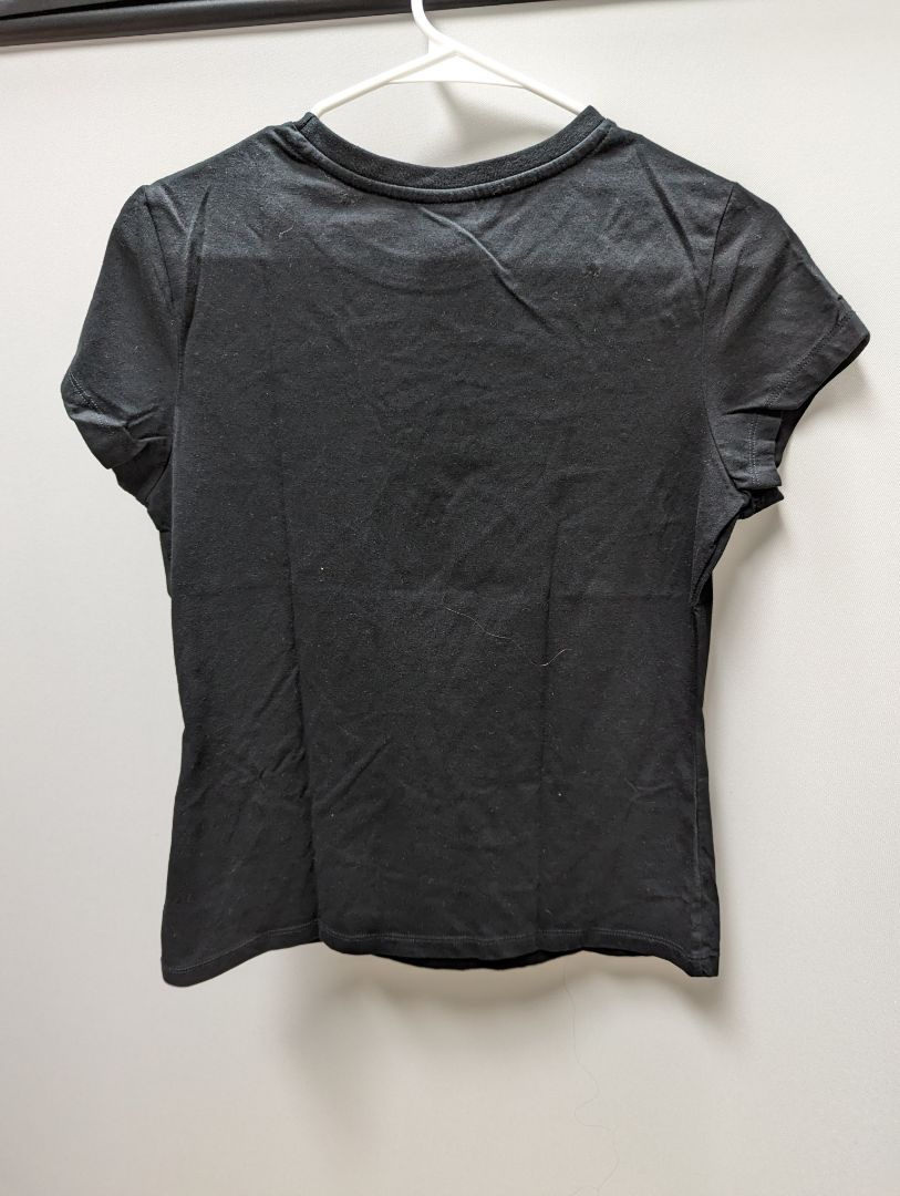 Pony Black "Pony" Logo Tee