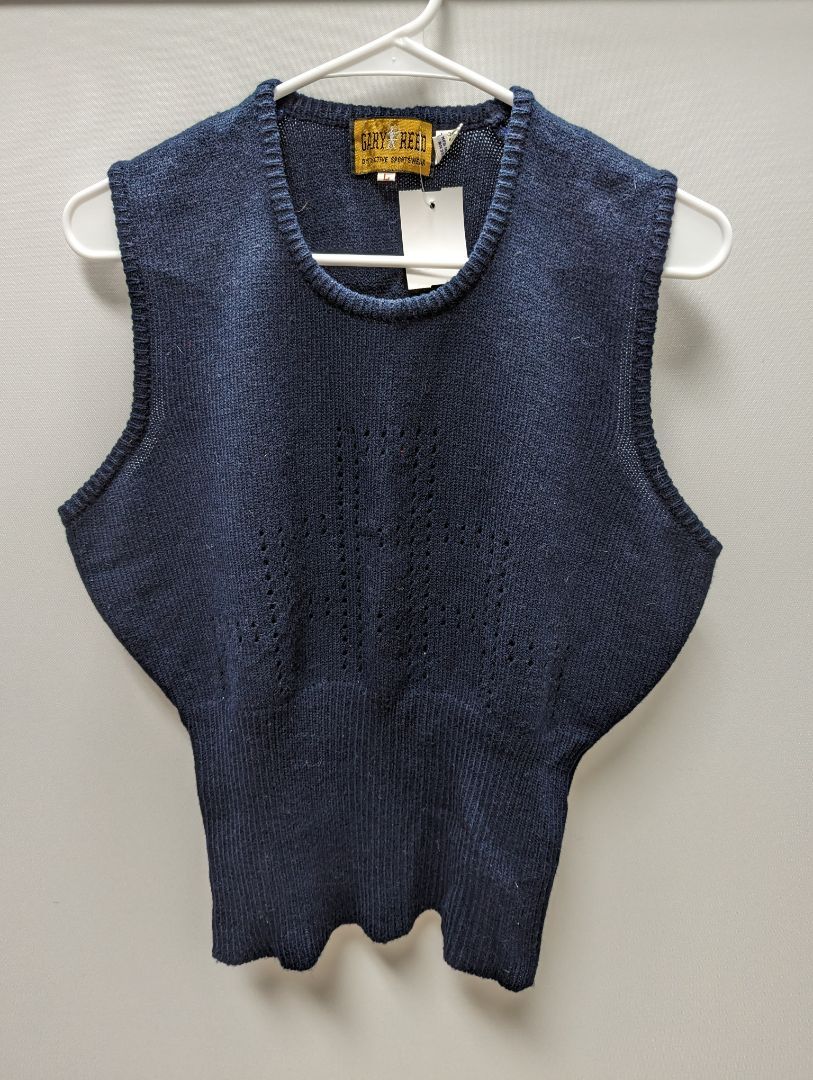 Gary Reed Navy Snug Fit Knit Tank
