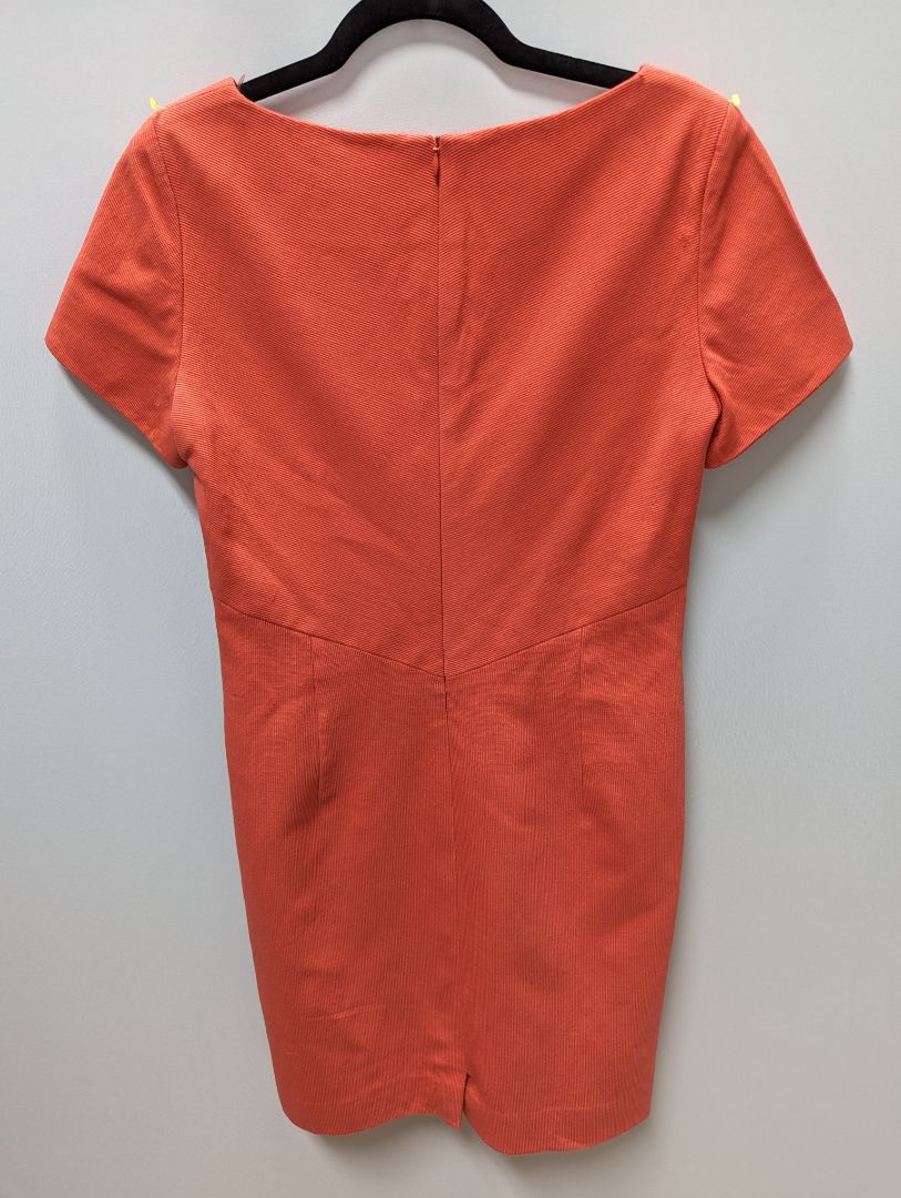 Louis Feraud Orange Short Sleeve Bodycon Dress