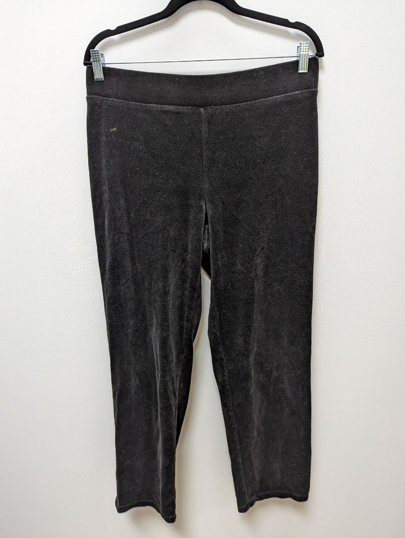 Talbots Black Suede Elastic Waist Pants