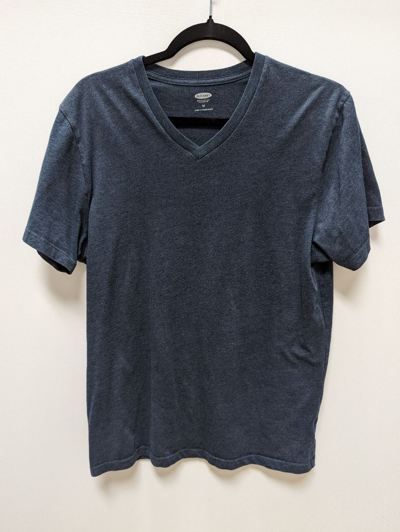 Old Navy Navy Short Sleeve V-Neck Tee