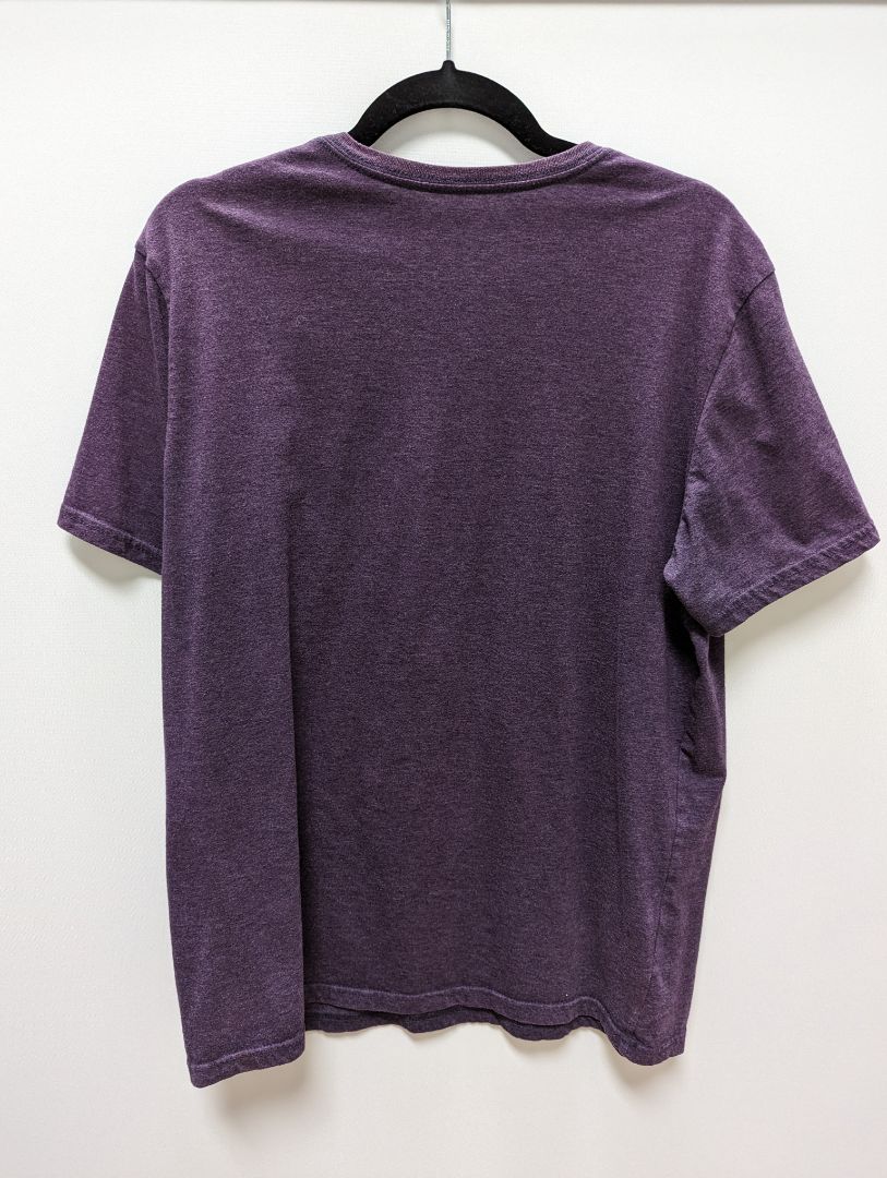 Mossimo Supply Co. Purple Short Sleeve V-Neck Tee