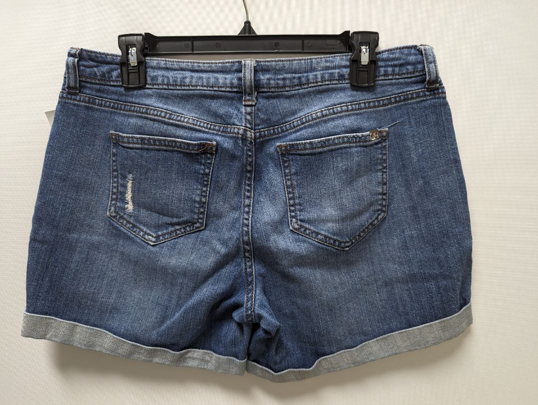 Jennifer Lopez Medium Wash "Boyfriend" Jean Shorts