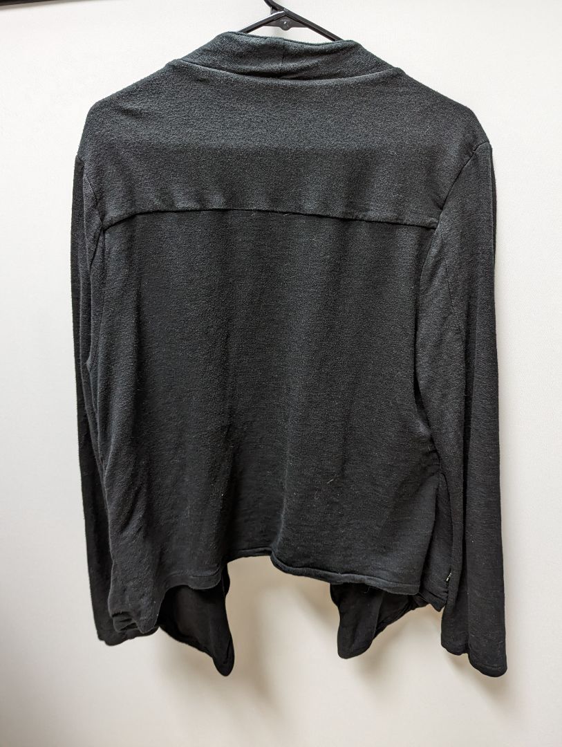 Mossimo Black Knit Open-Front Blazer