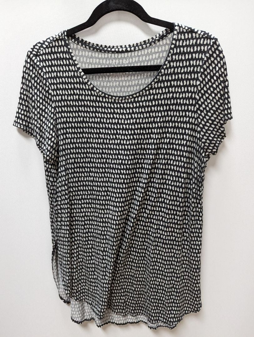 Apt. 9 Black/White Spotted Tunic Blouse