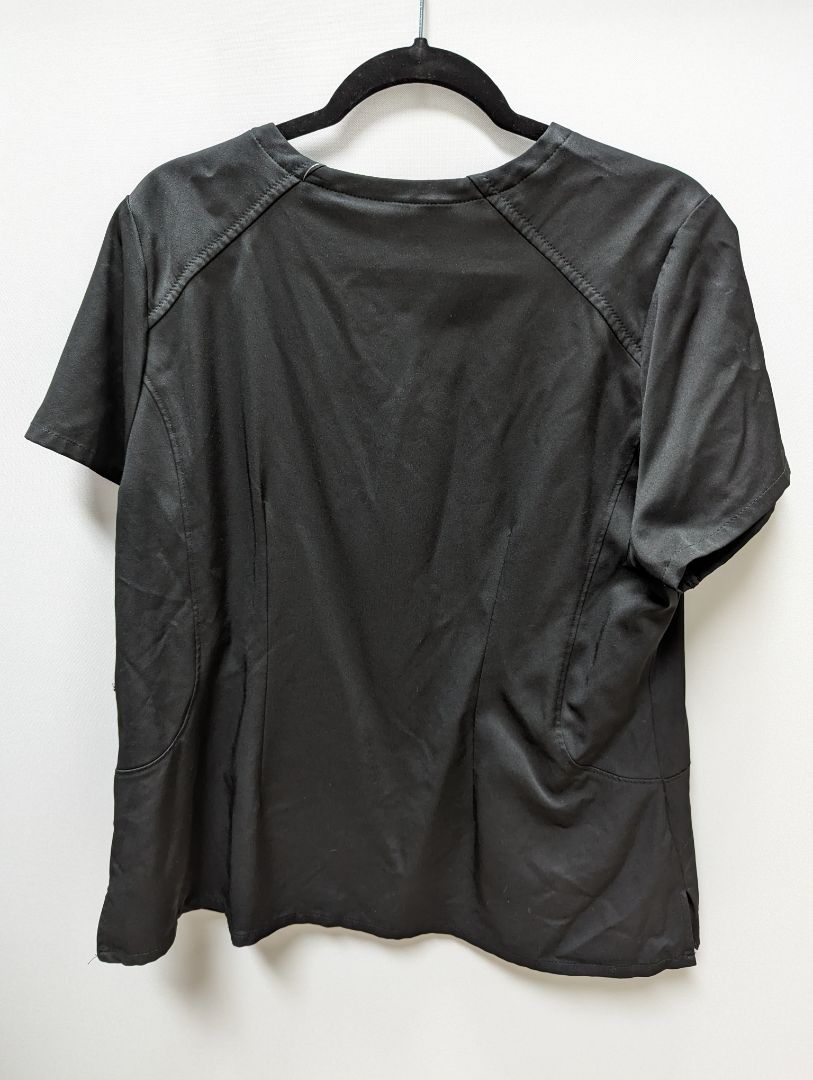 Beyond Scrubs Black V-Neck Scrub Top (XL)