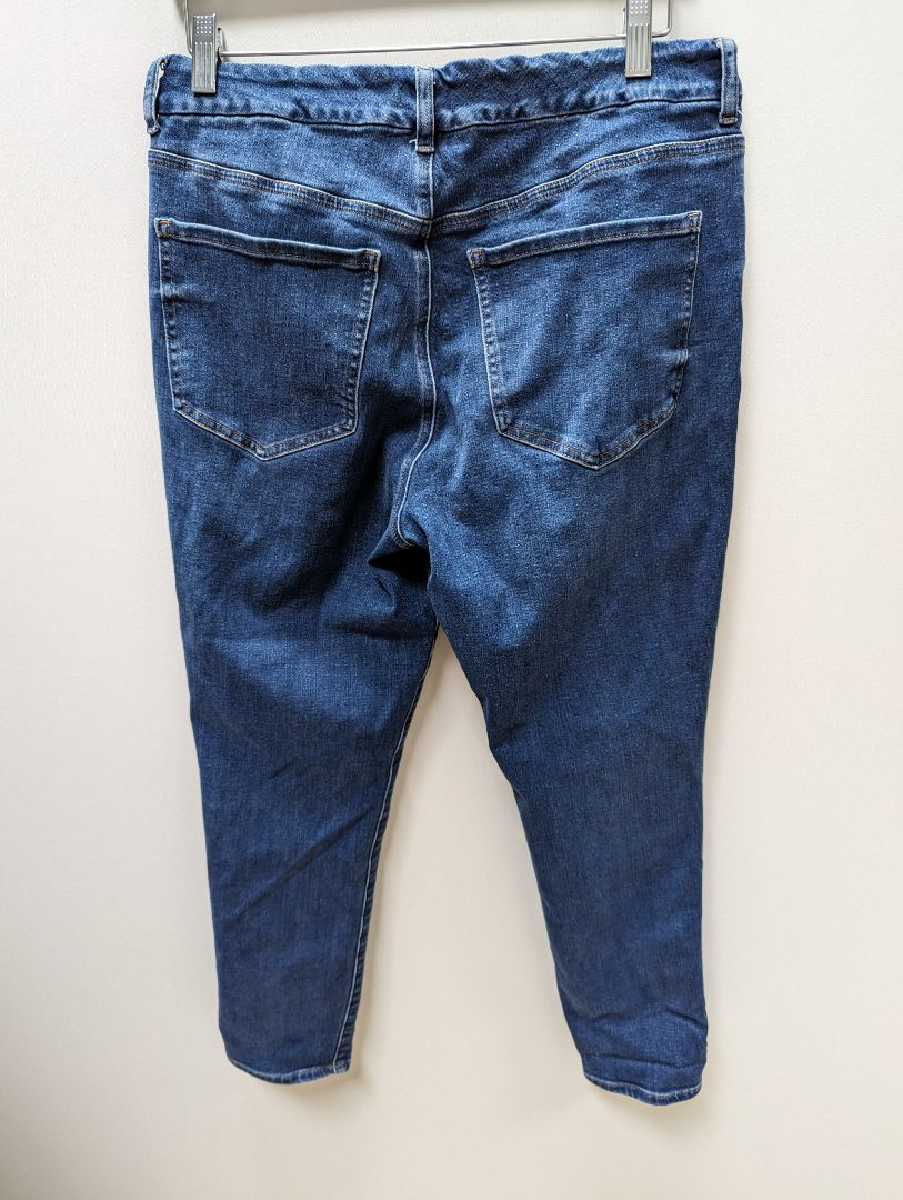 Express Medium Wash High Rise Skinny Jeans