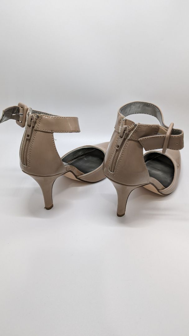 Style & Co Beige Ankle Strap Heels