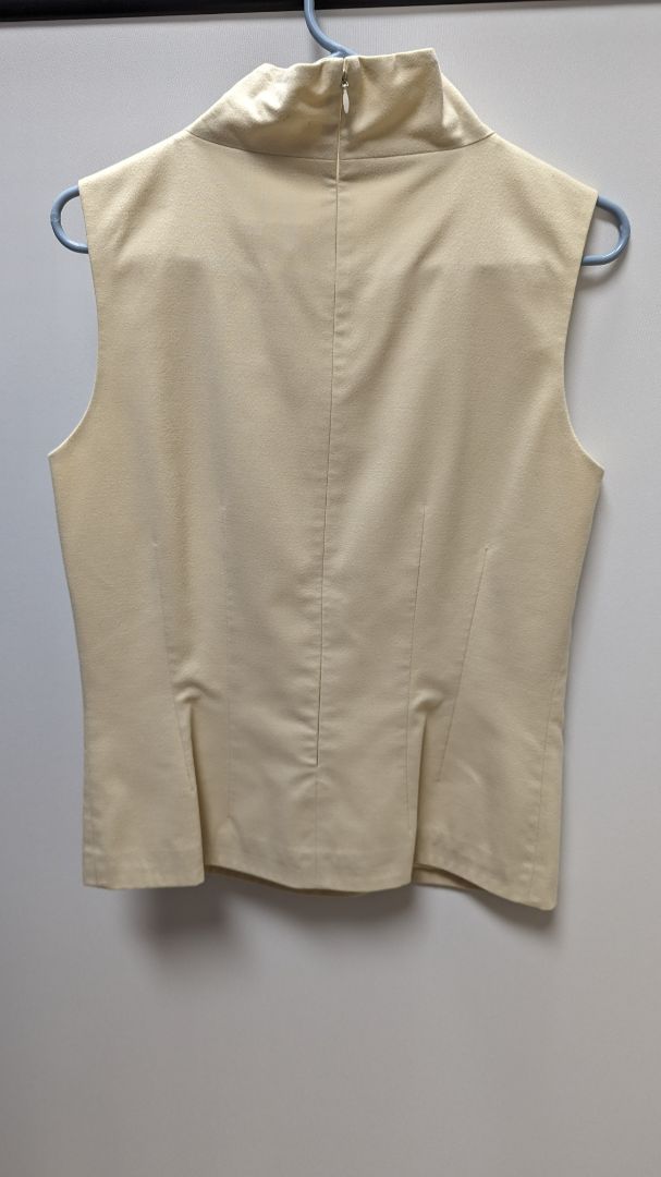 reflections Images of You Cream Mock Turtleneck Tank