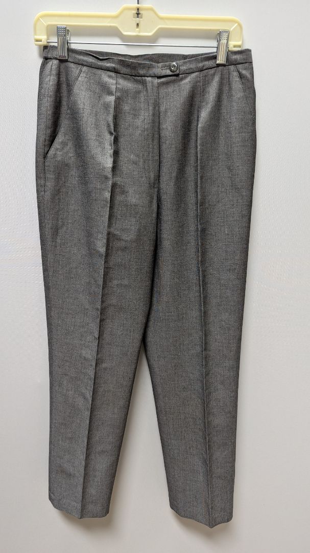 Nygard Collection Grey 4 Button Blazer Pants Suit Set