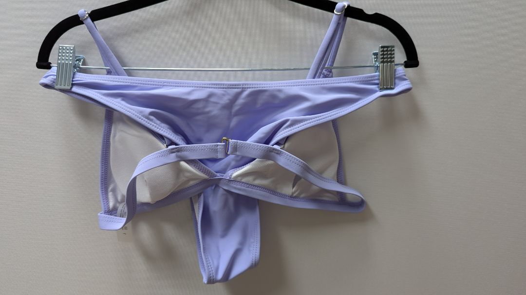 Lavender High Cut Bikini 2 Piece Swim Set