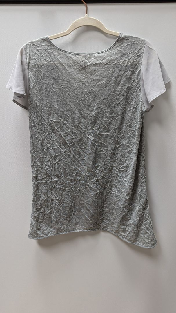 Sundance Grey Lace Lined Tee