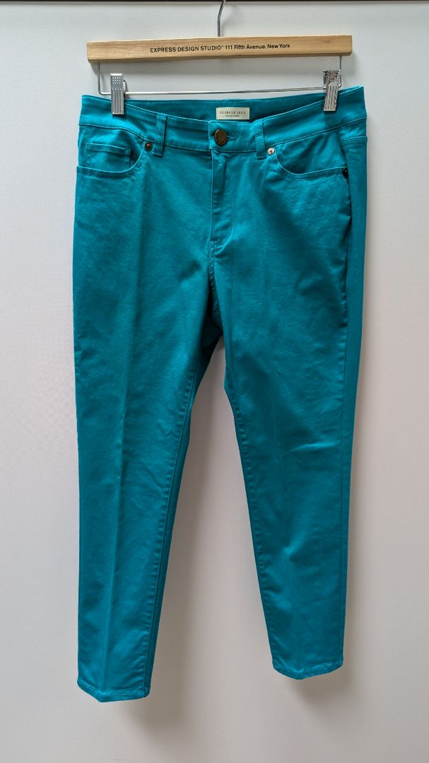 Coldwater Creek Teal Skinny Jeans