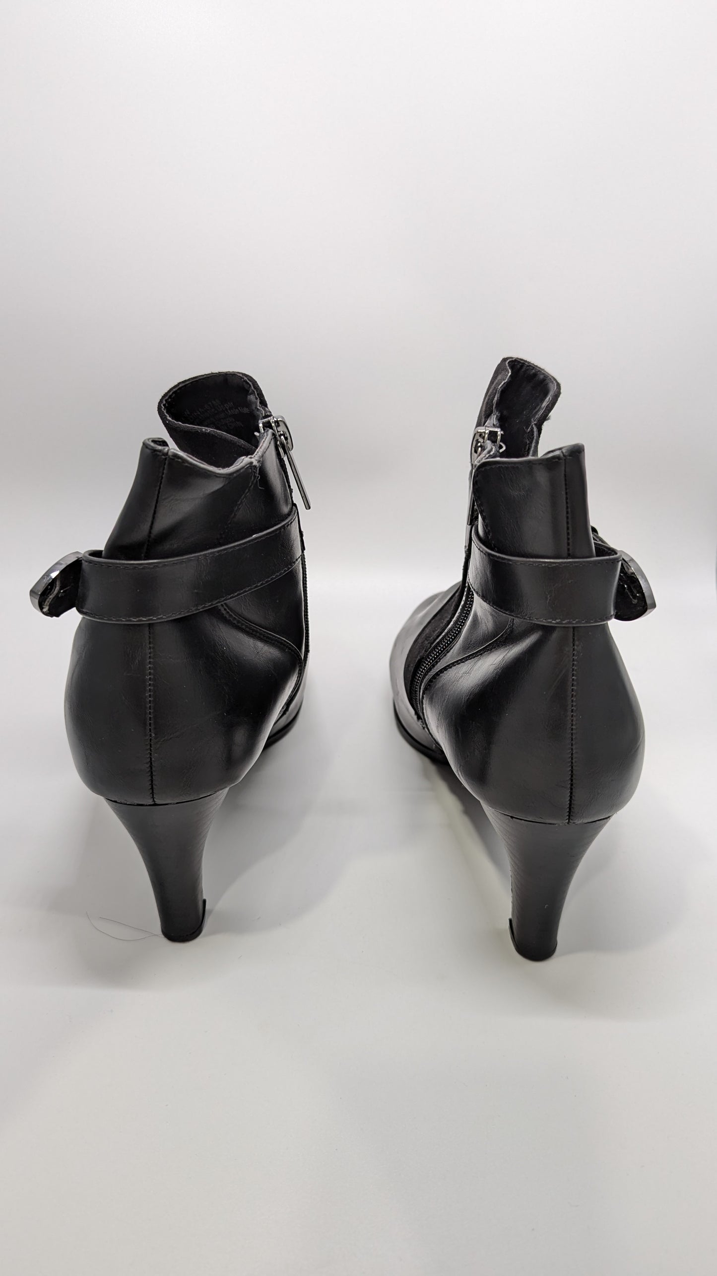 Cloudwalkers Adina Black Heeled Ankle Boots