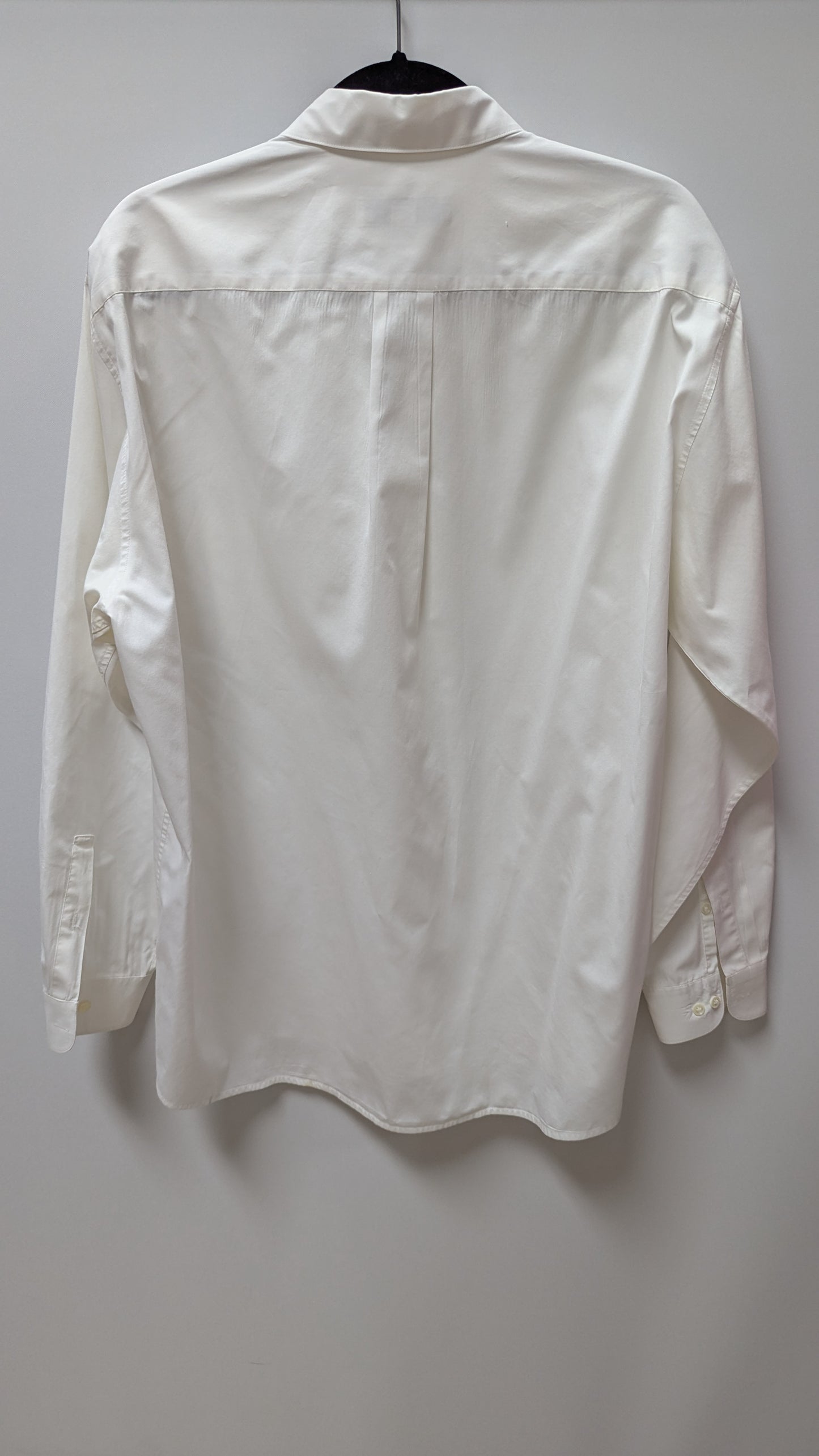Perry Ellis Portfolio White Cotton Button Up Shirt