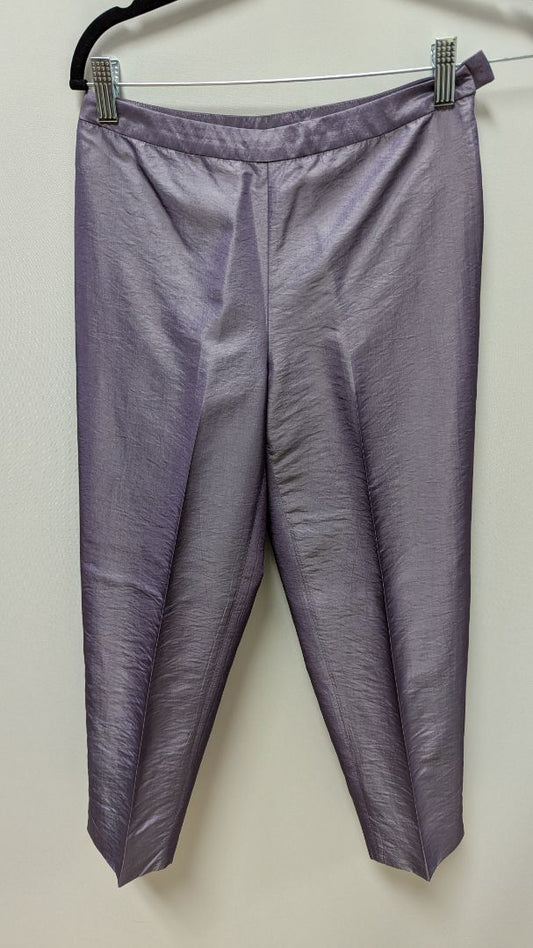 Express Purple Shimmer Trouser Pants