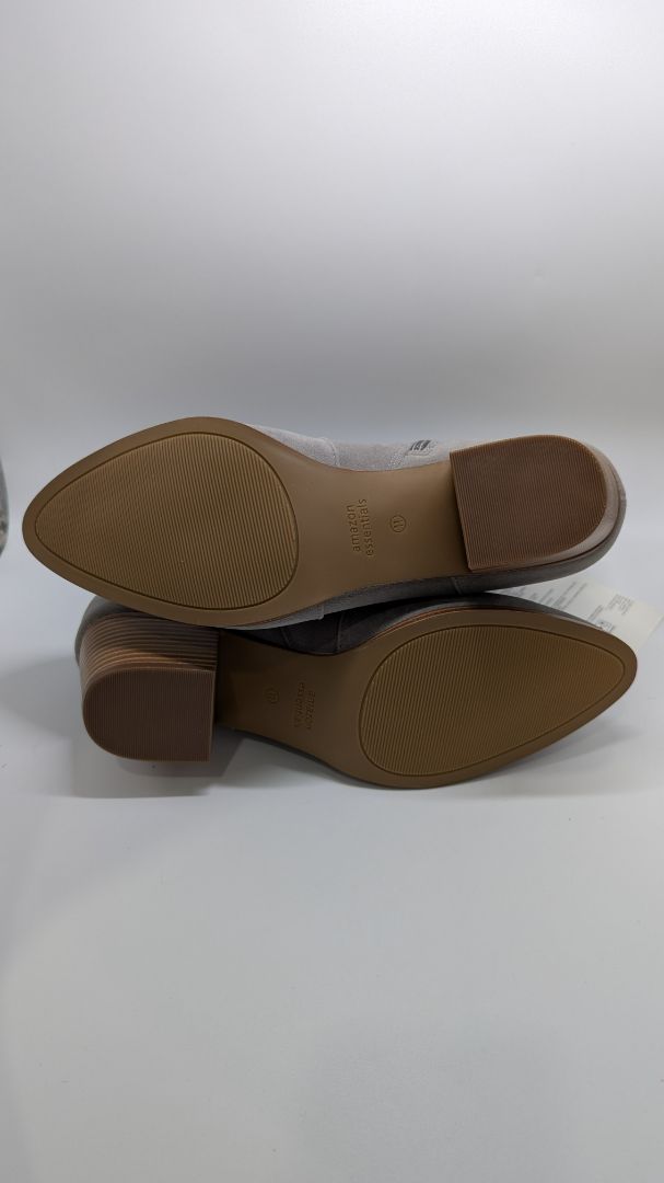 Amazon Essentials Light Grey Heather Microsuede Boots