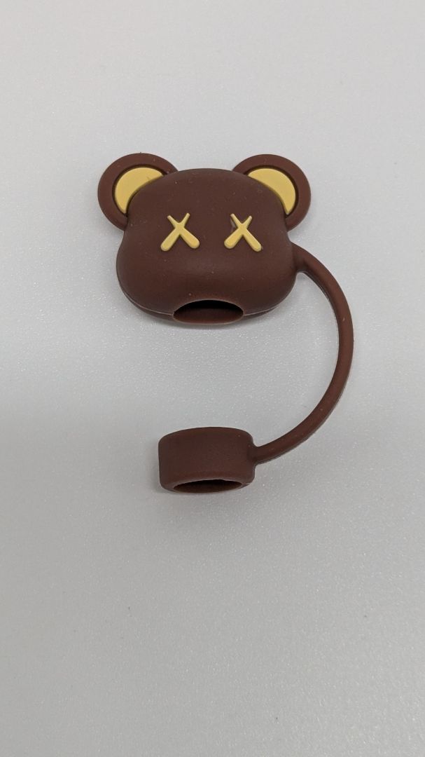 Brown Bear Stanley Straw Cover