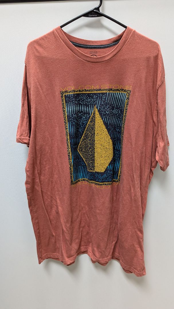 Volcom Dark Orange Short Sleeve Graphic Tee