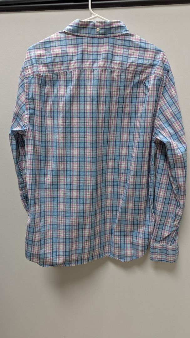 Hawker Rye Blue/Purple Plaid Button Up Shirt