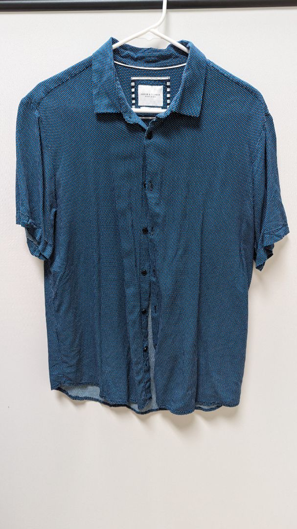Denim & Flower Blue Patterned Button Up Shirt