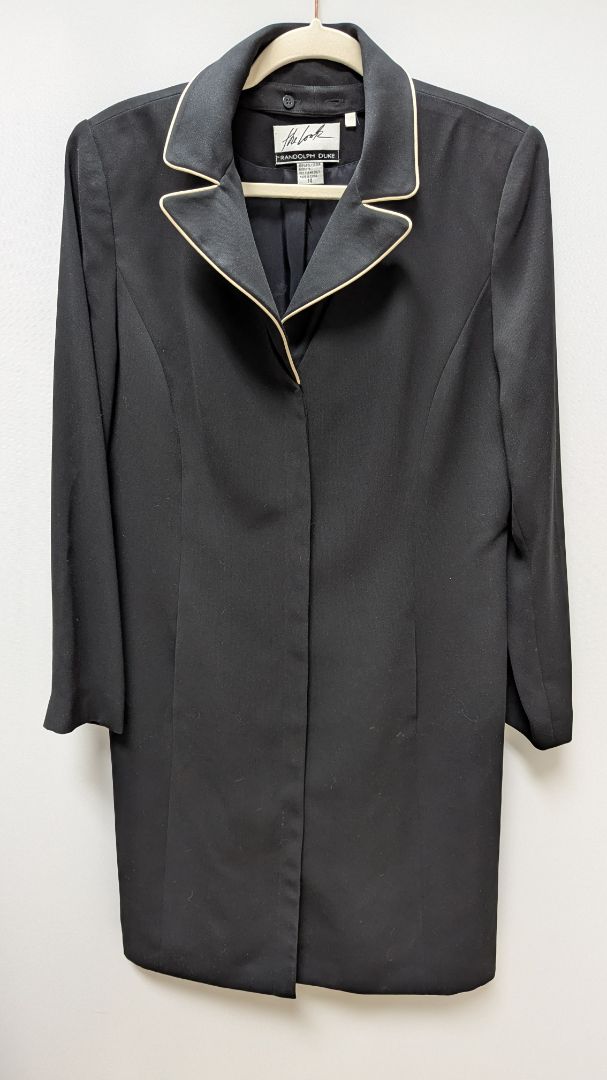 Randolph Duke "the Look" Black Trenchcoat
