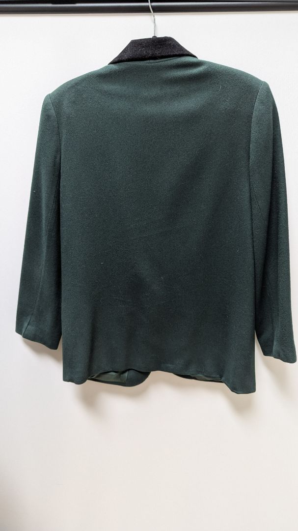 SAG HARBOR Green Wool Blazer