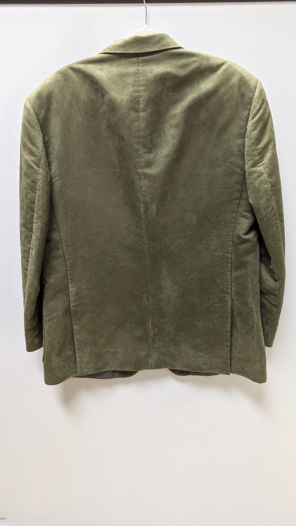 Fazzisport Men's Green Suede Blazer Jacket