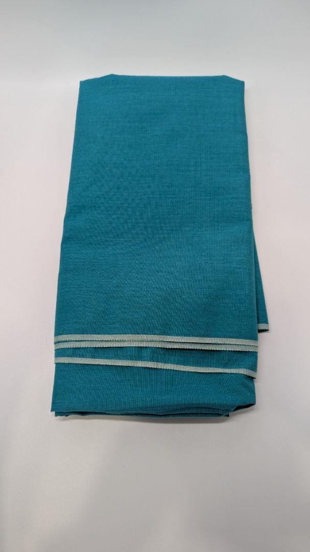 Medium Teal Blue Solid Fabric Sheet