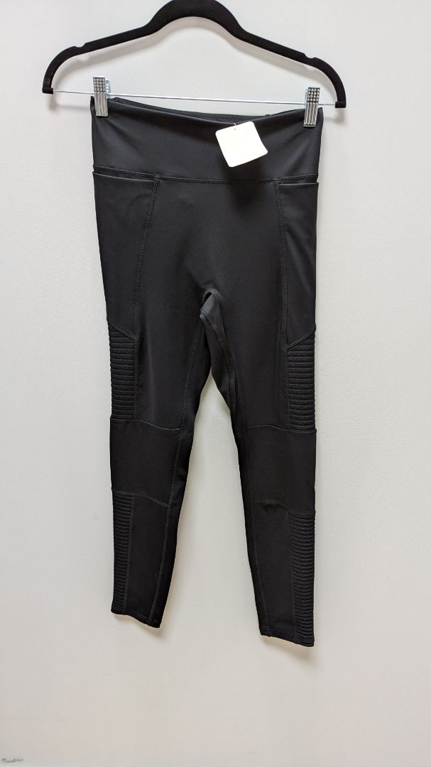 Fabletics Black High-Waisted Motion 365+ Moto Leggings