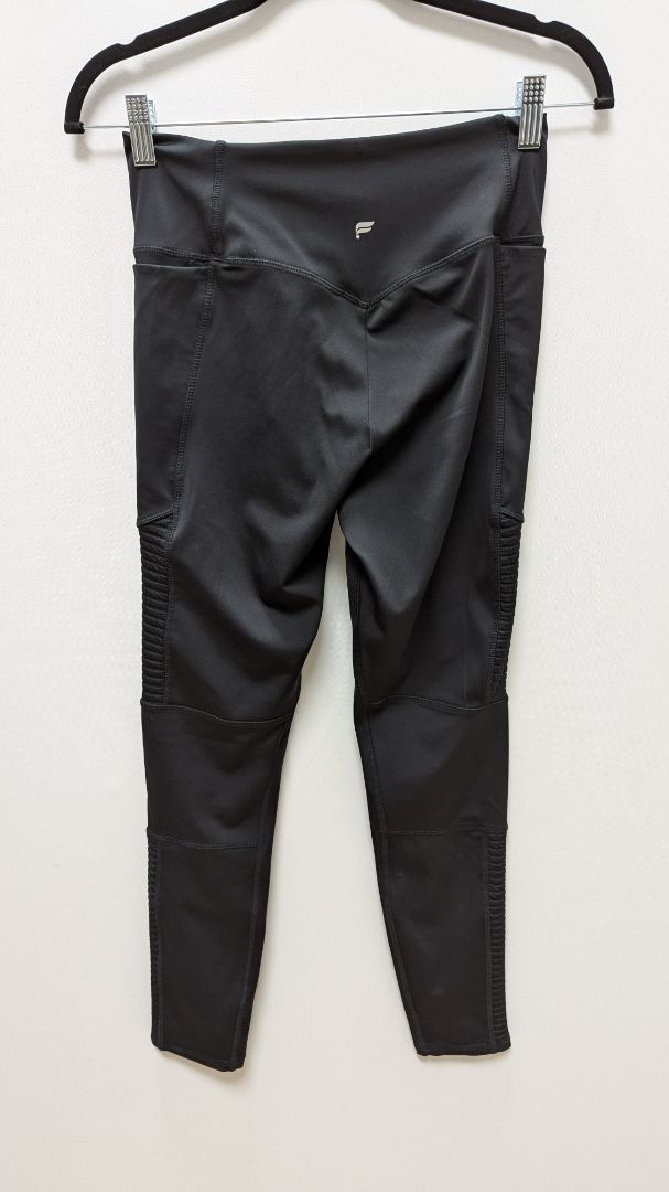 Fabletics Black High-Waisted Motion 365+ Moto Leggings
