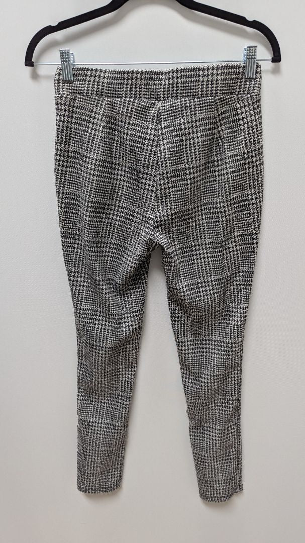 Calvin Klein Black/White Houndstooth Skinny Leggings