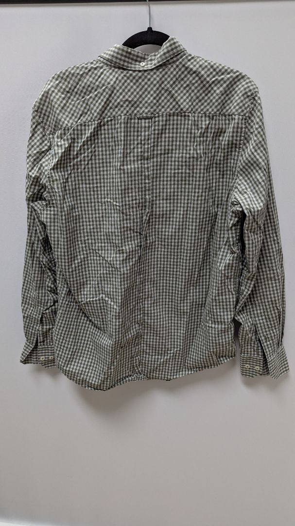 Ben Sherman Men's Green Plaid Button Up Shirt
