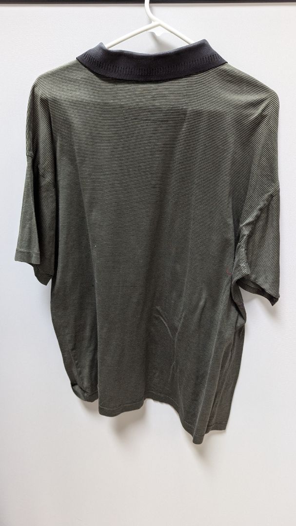 Jack Lipson Signature Green/Black Striped Polo Shirt