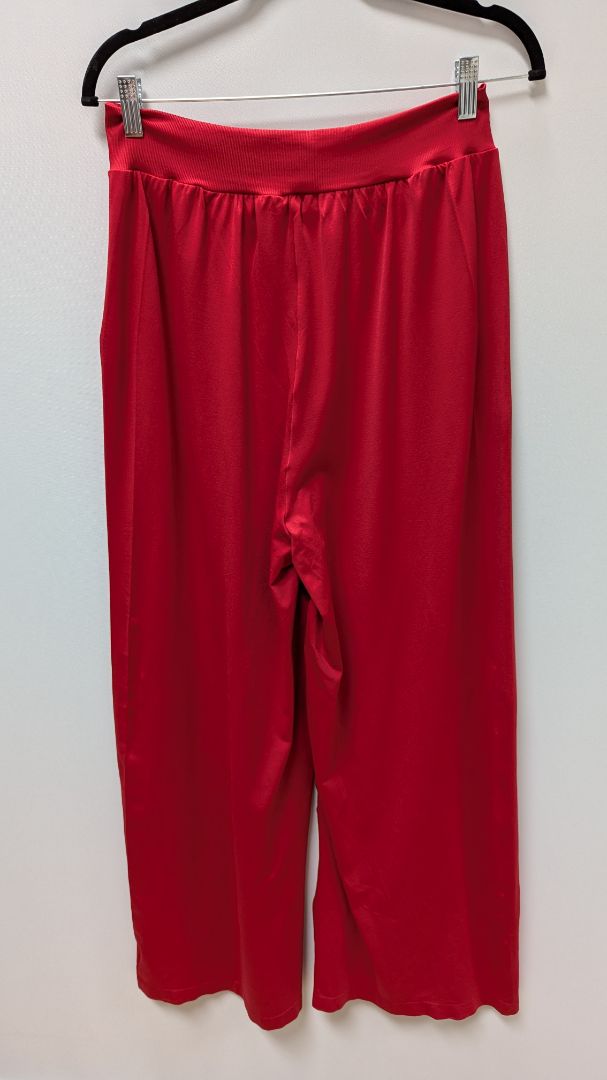 OQQ Red Wide Leg Active Pants