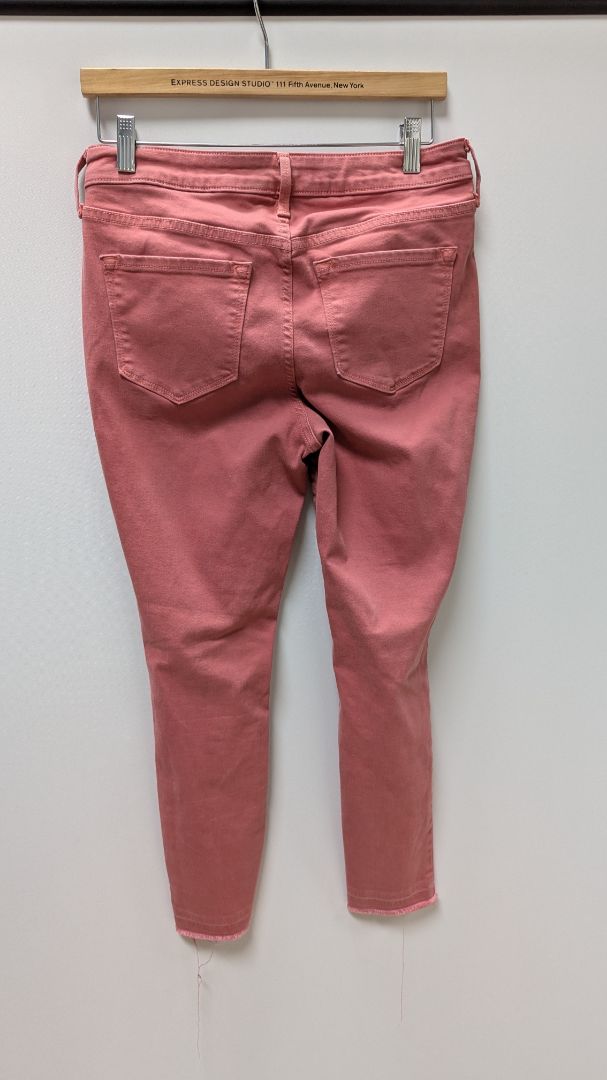 Old Navy Pink High Rise Rockstar Distressed Skinny Jeans