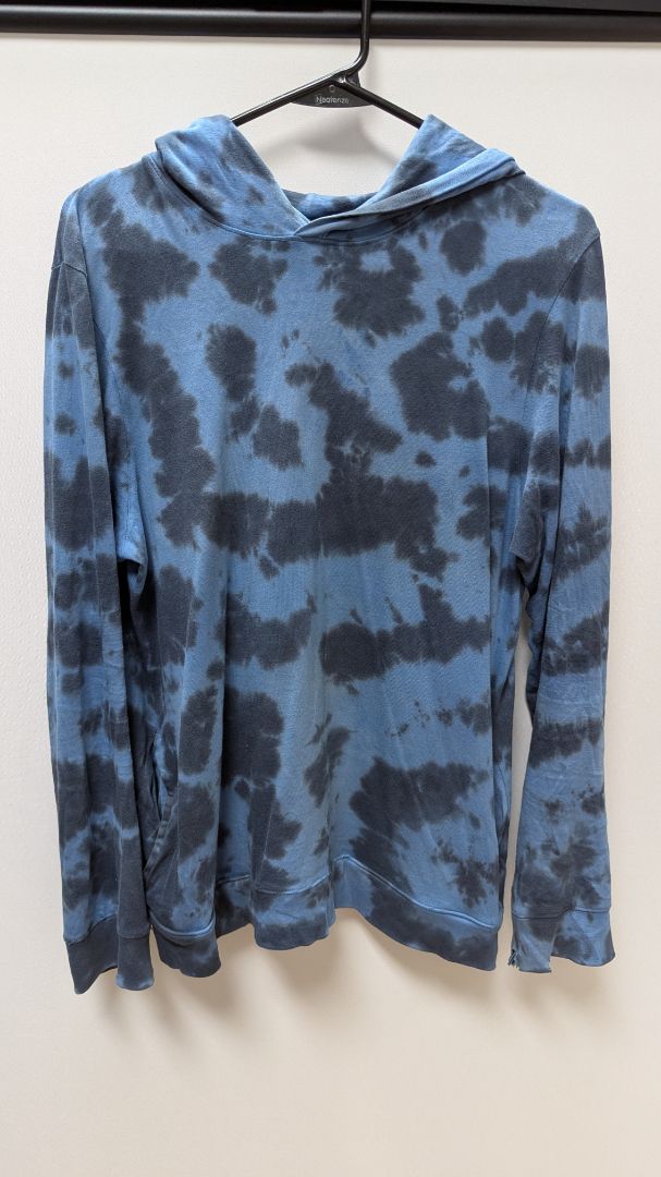 wonder nation Blue Tie-Dye Active Hoodie